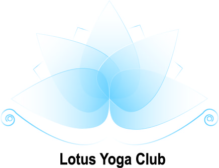 logo lotus Yoga club, in illustrator